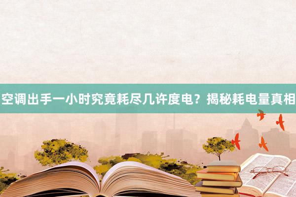 空调出手一小时究竟耗尽几许度电？揭秘耗电量真相